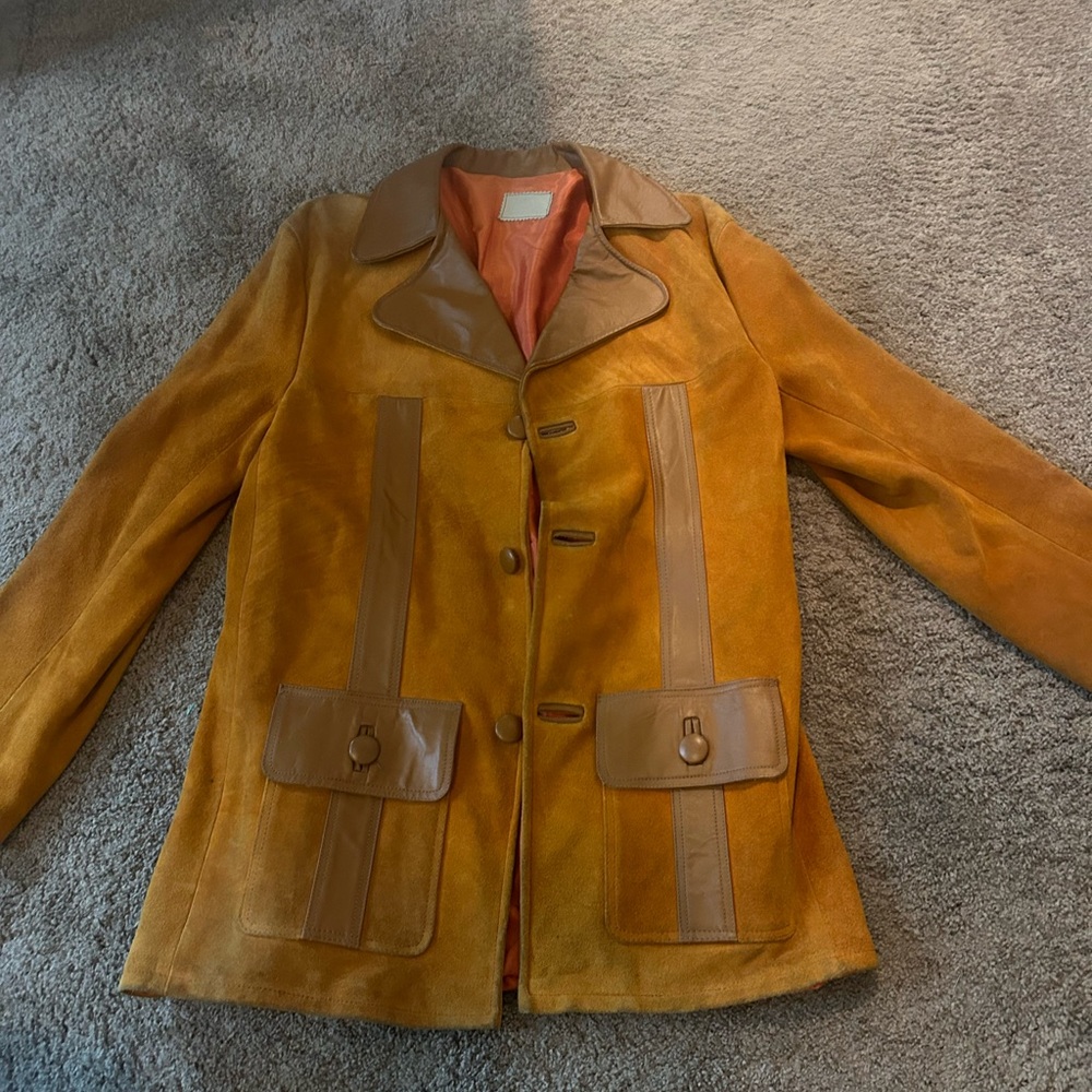 Vintage Leather Suede Jacket